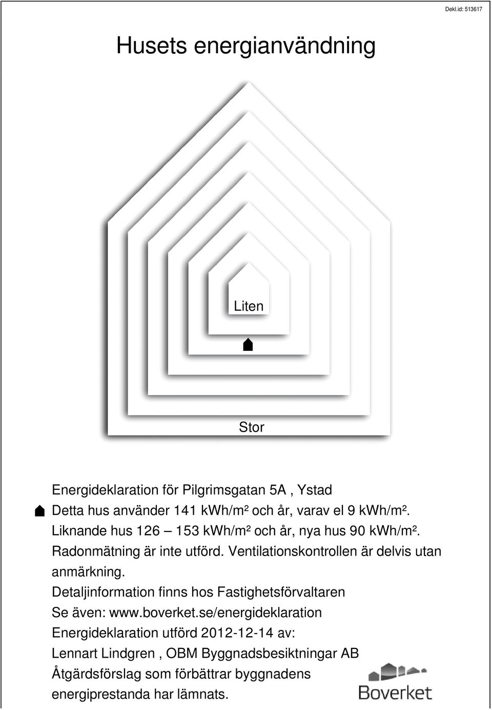 Ventilationskontrollen är delvis utan anmärkning. Detaljinformation finns hos Fastighetsförvaltaren Se även: www.boverket.