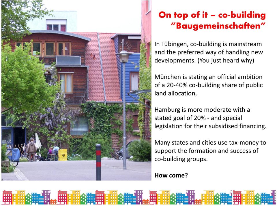 (You just heard why) München is statingan officialambition of a 20-40% co-buildingshareof public land