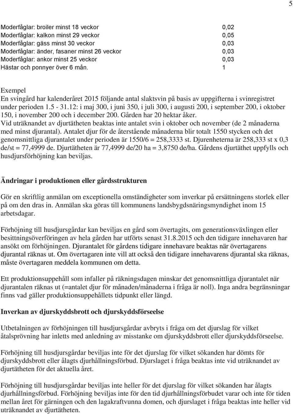 12: i maj 300, i juni 350, i juli 300, i augusti 200, i september 200, i oktober 150, i november 200 och i december 200. Gården har 20 hektar åker.