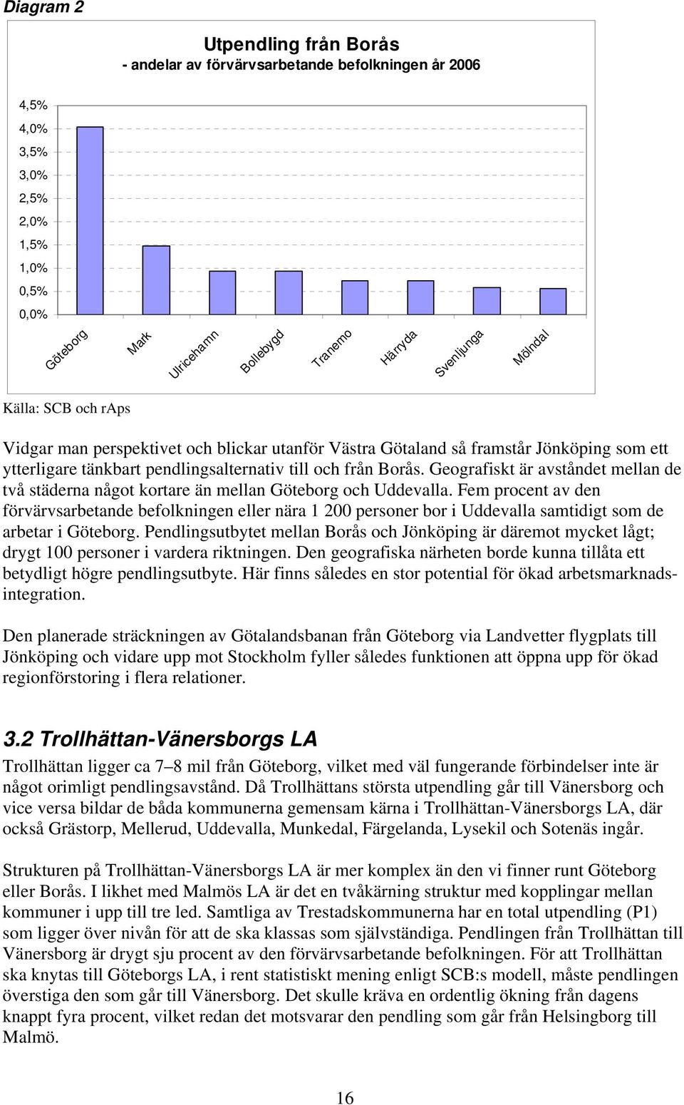 Geografiskt är avståndet mellan de två städerna något kortare än mellan Göteborg och Uddevalla.