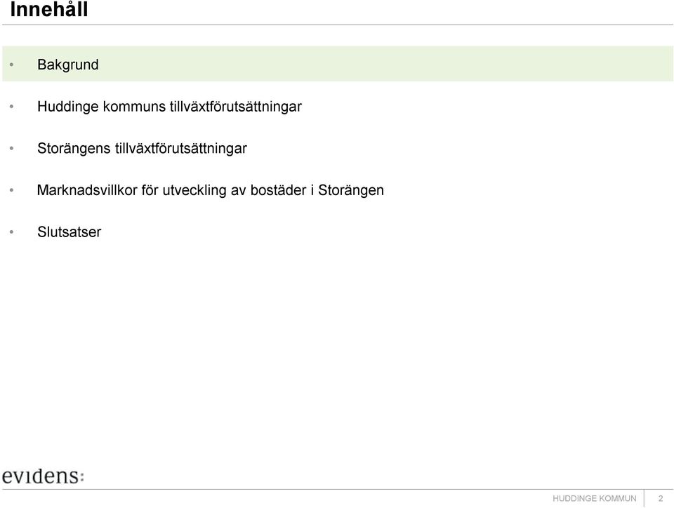 tillväxtförutsättningar Marknadsvillkor