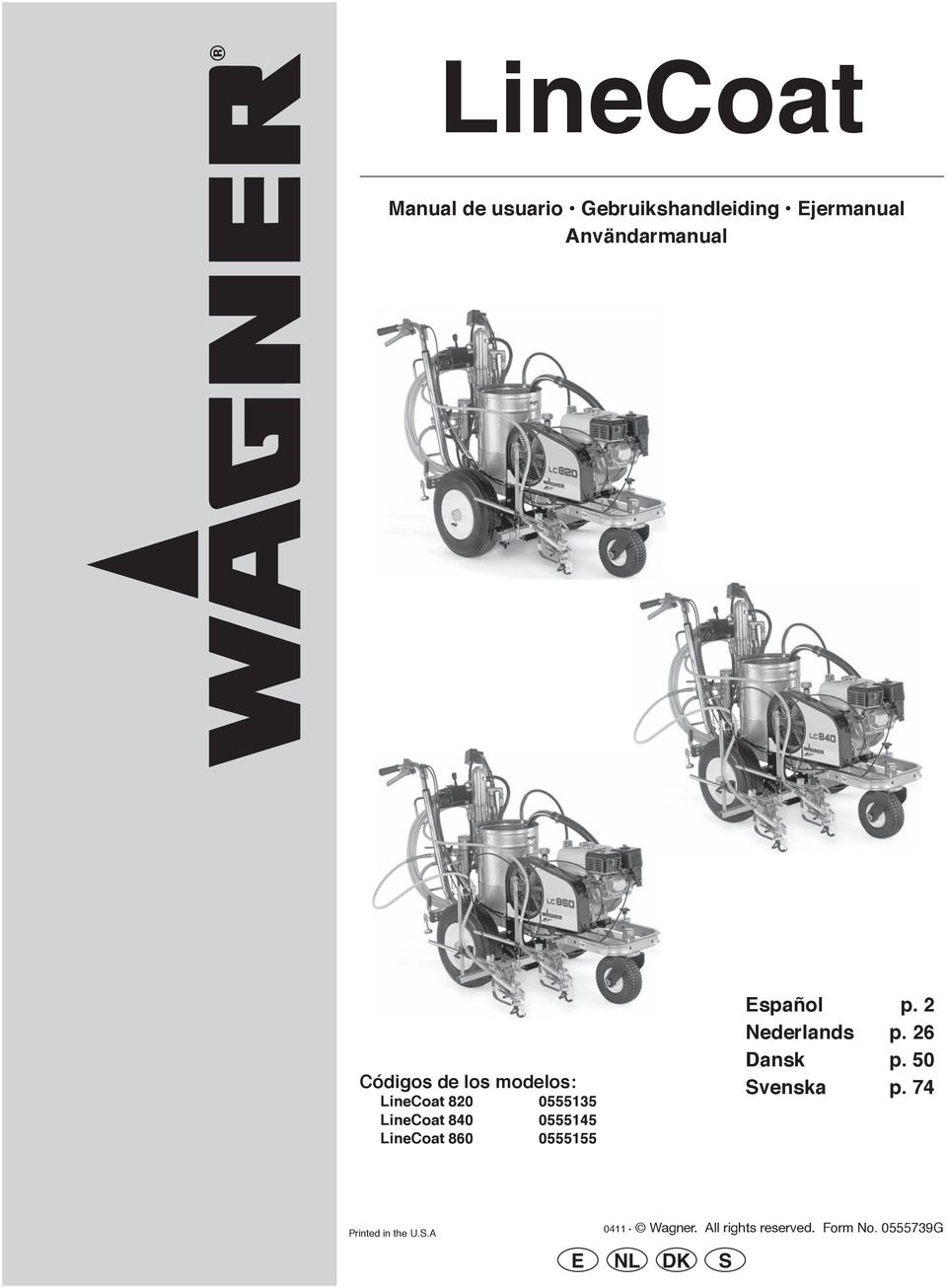 860 055555 Español p. Nederlands p. 6 Dansk p. 50 Svenska p.