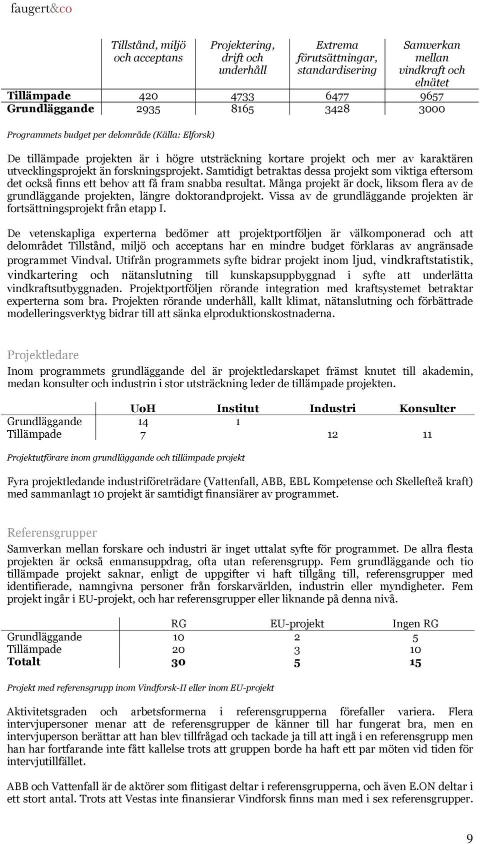 Samtidigt betraktas dessa projekt som viktiga eftersom det också finns ett behov att få fram snabba resultat.