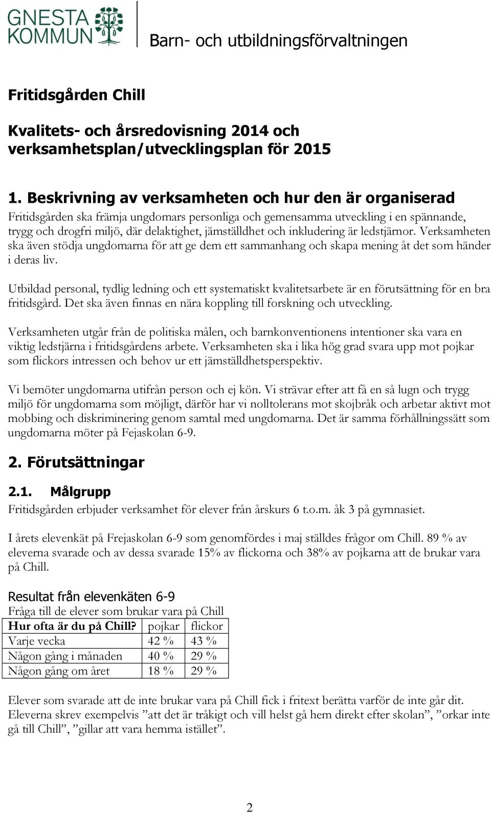 och inkludering är ledstjärnor. Verksamheten ska även stödja ungdomarna för att ge dem ett sammanhang och skapa mening åt det som händer i deras liv.