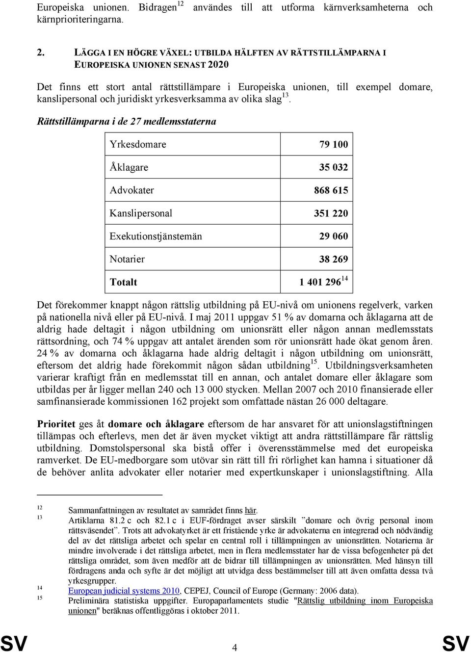 juridiskt yrkesverksamma av olika slag 13.