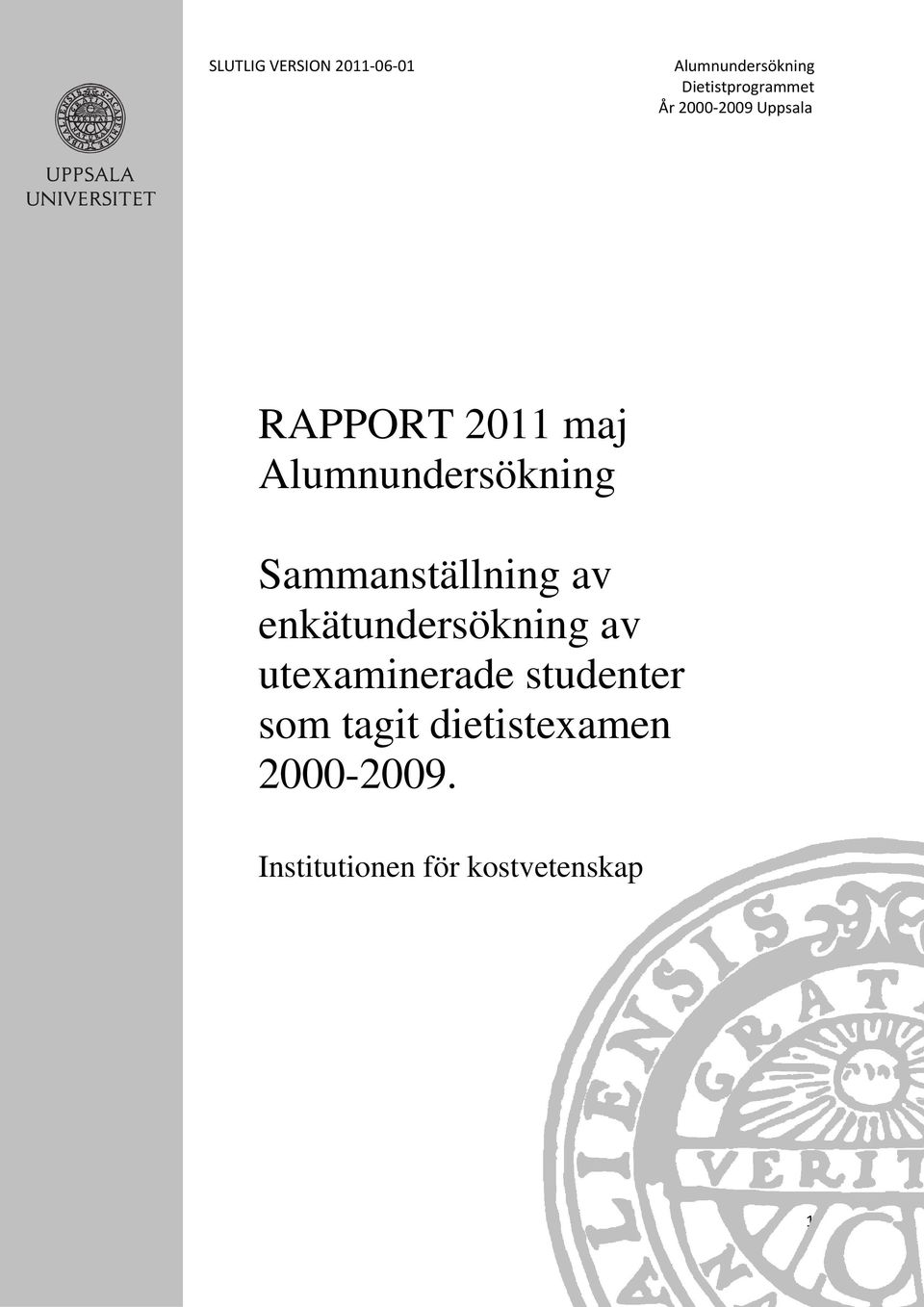 studenter som tagit dietistexamen