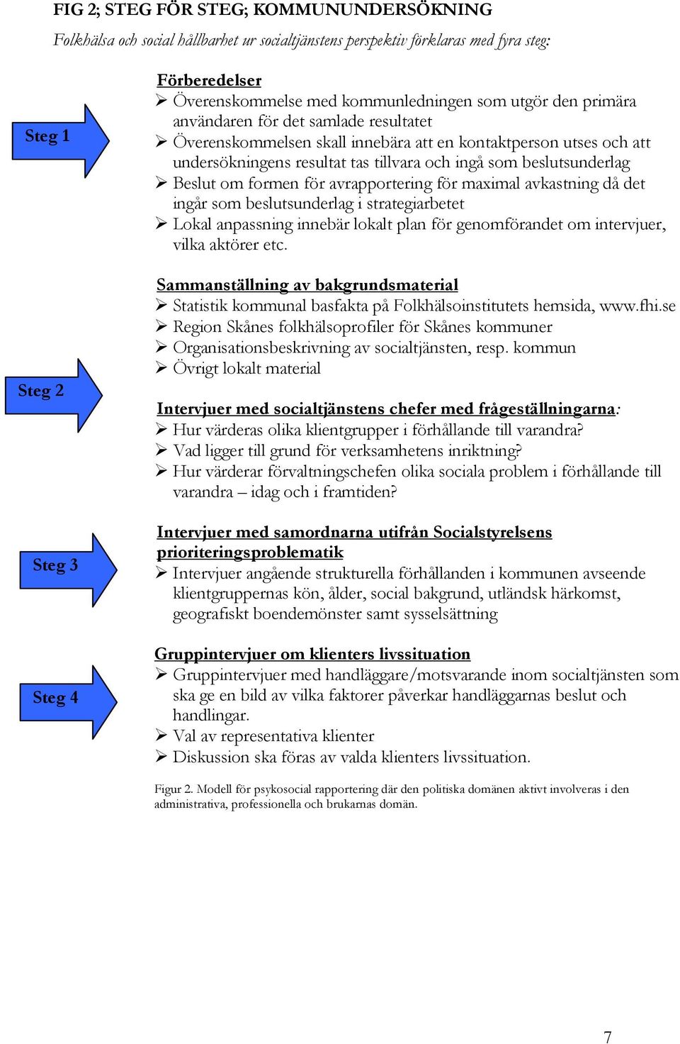 beslutsunderlag Beslut om formen för avrapportering för maximal avkastning då det ingår som beslutsunderlag i strategiarbetet Lokal anpassning innebär lokalt plan för genomförandet om intervjuer,