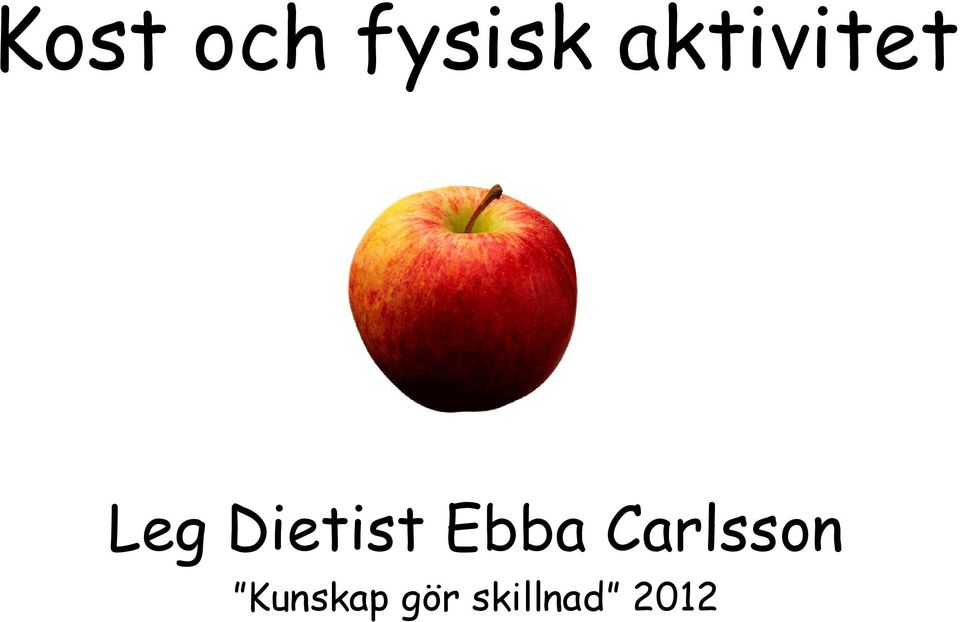 Dietist Ebba