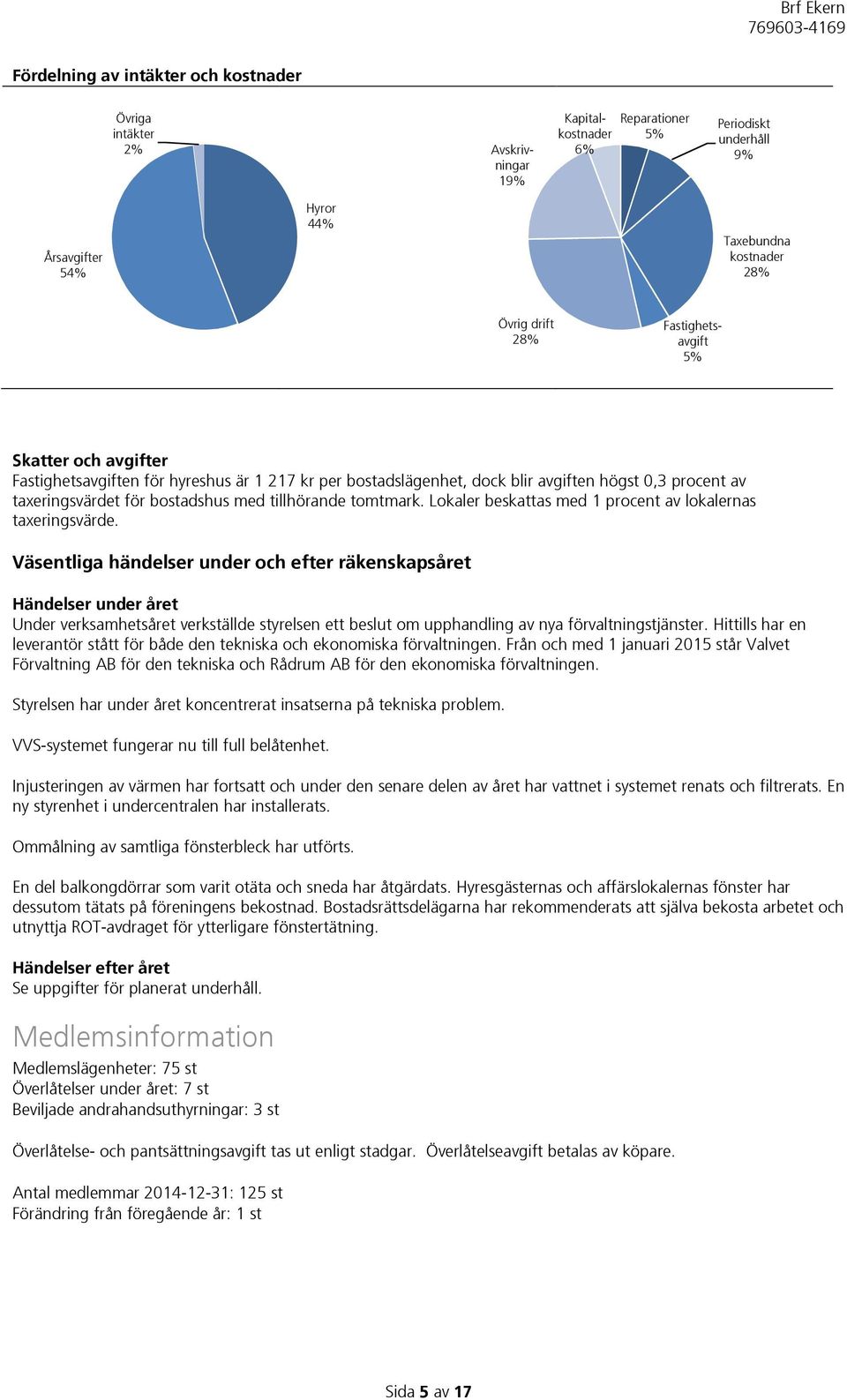 tomtmark. Lokaler beskattas med 1 procent av lokalernas taxeringsvärde.