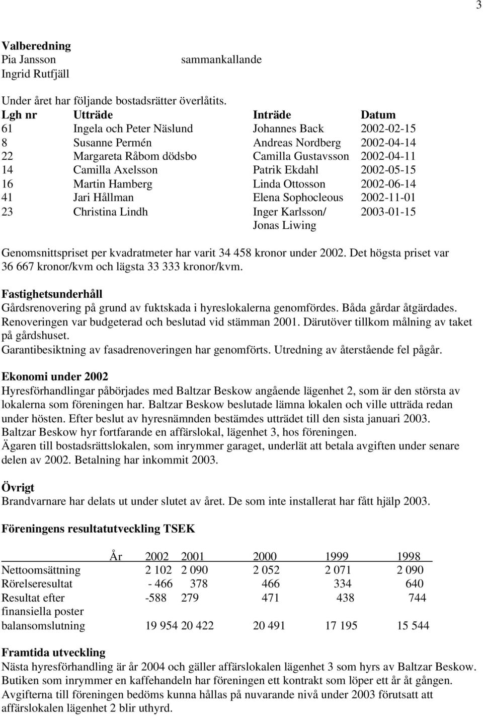 Axelsson Patrik Ekdahl 2002-05-15 16 Martin Hamberg Linda Ottosson 2002-06-14 41 Jari Hållman Elena Sophocleous 2002-11-01 23 Christina Lindh Inger Karlsson/ 2003-01-15 Jonas Liwing Genomsnittspriset