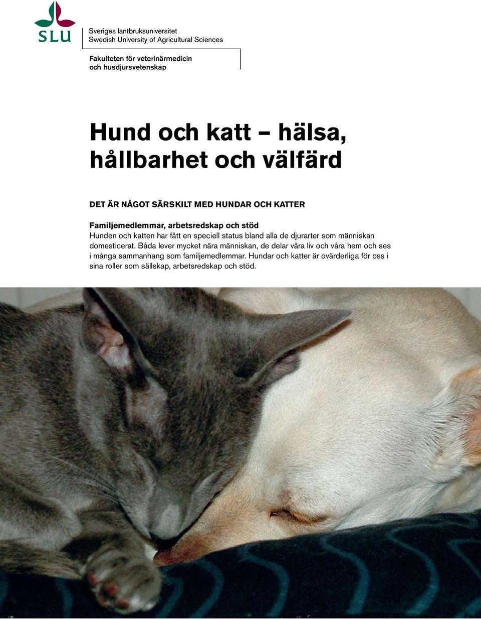 de djurarter som människan domesticerat.