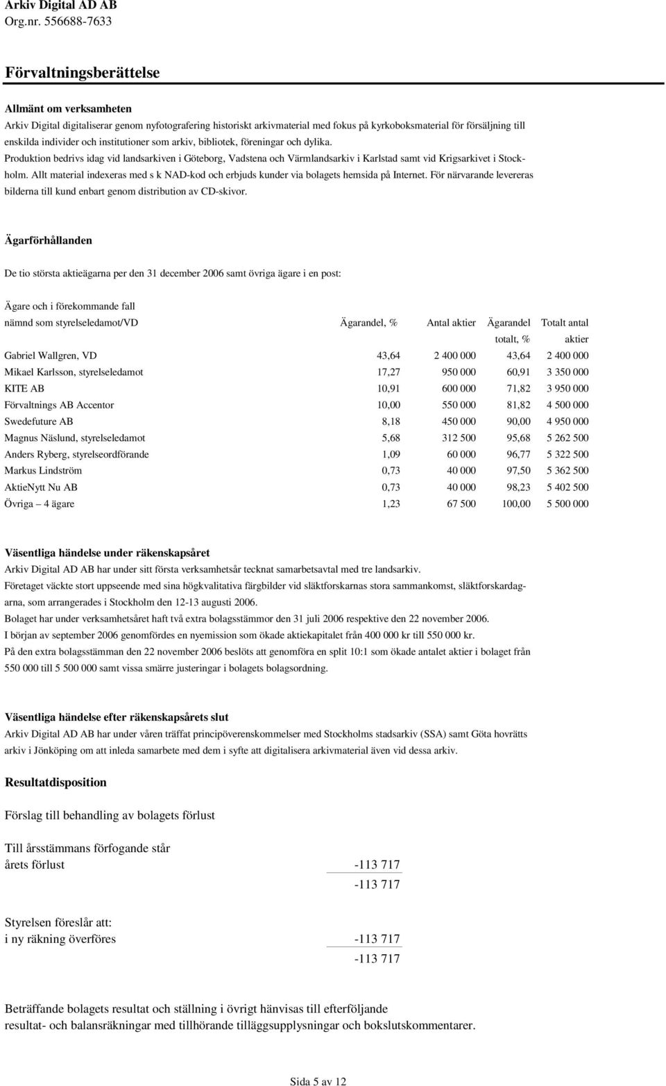 Allt material indexeras med s k NAD-kod och erbjuds kunder via bolagets hemsida på Internet. För närvarande levereras bilderna till kund enbart genom distribution av CD-skivor.