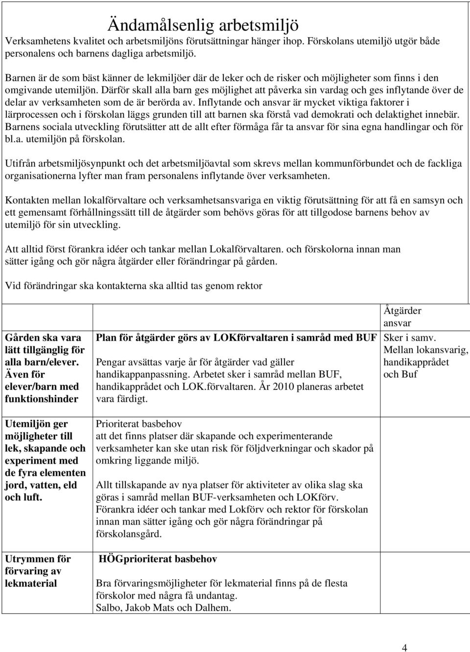 Därför skall alla barn ges möjlighet att påverka sin vardag och ges inflytande över de delar av verksamheten som de är berörda av.