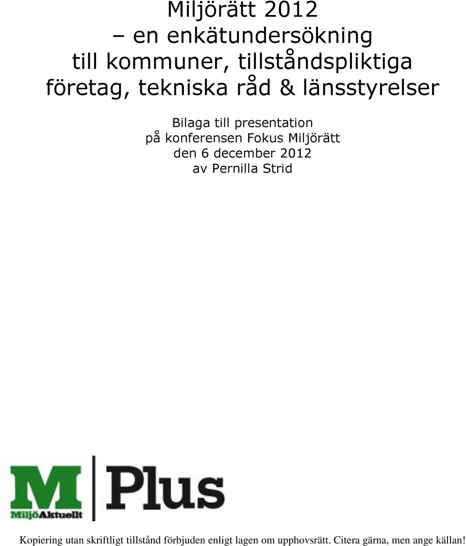 länsstyrelser Bilaga till presentation på