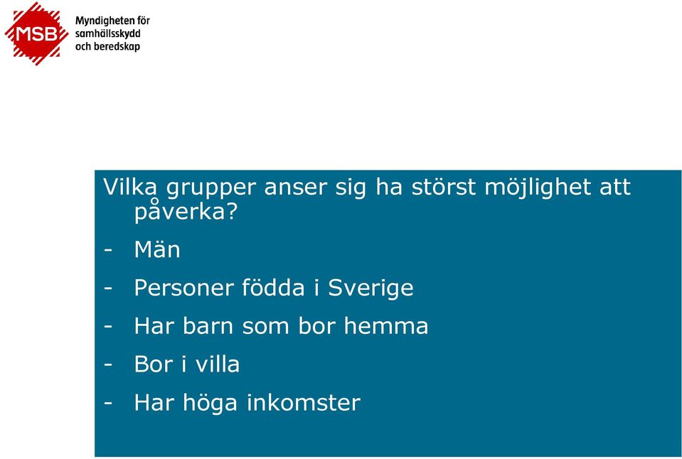 - Män - Personer födda i Sverige -