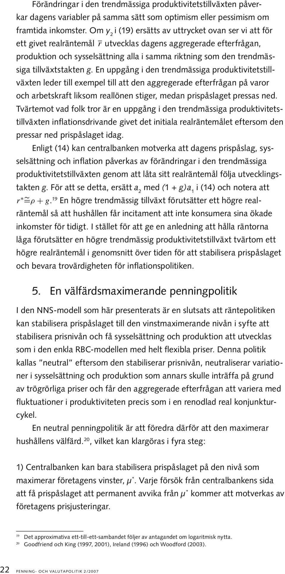 tillväxtstakten g.