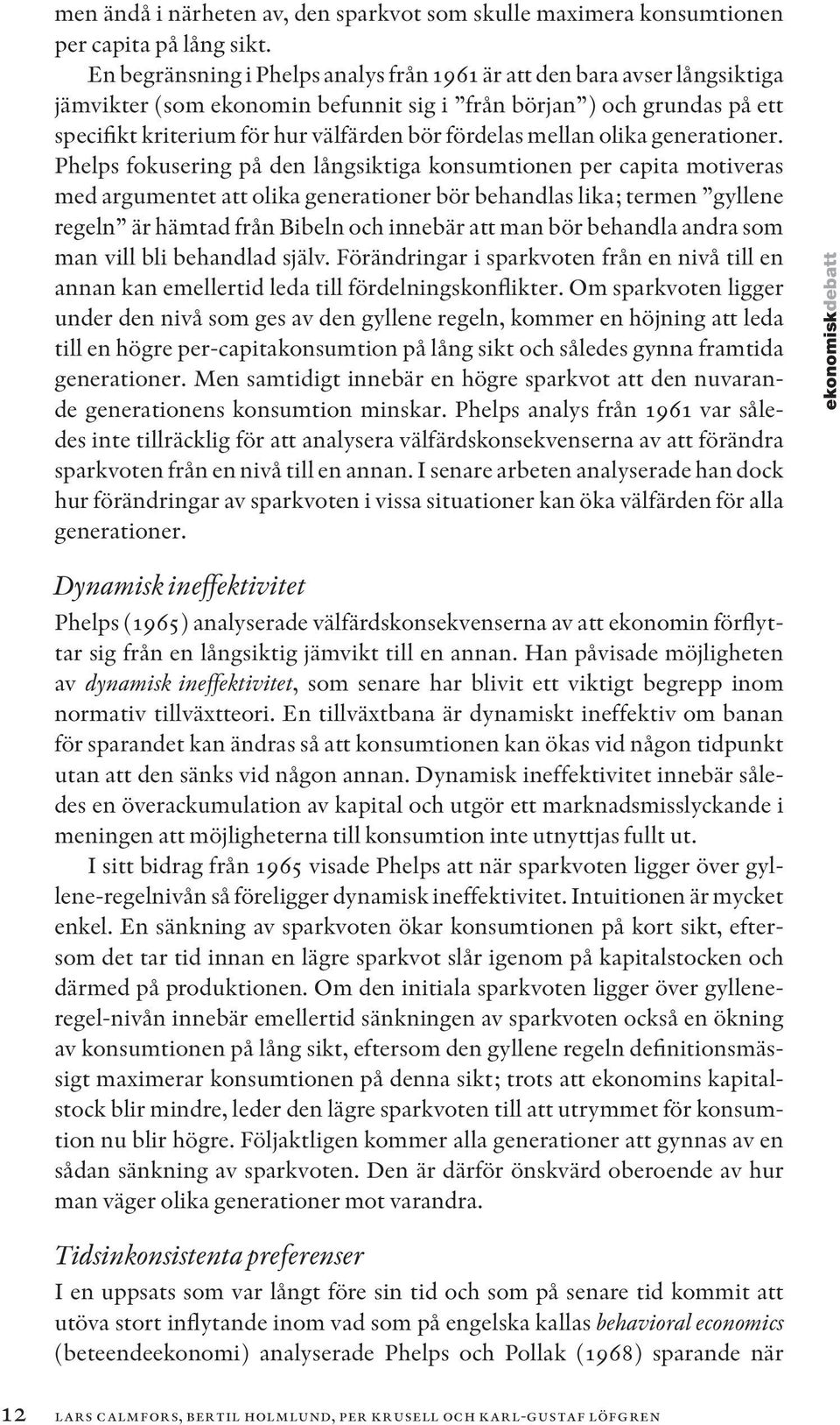 mellan olika generationer.