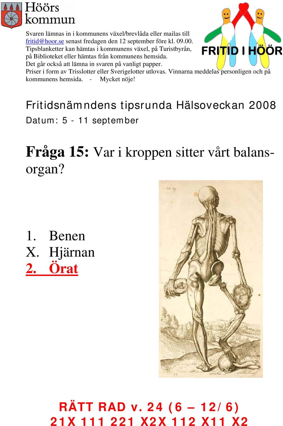 vårt balansorgan?