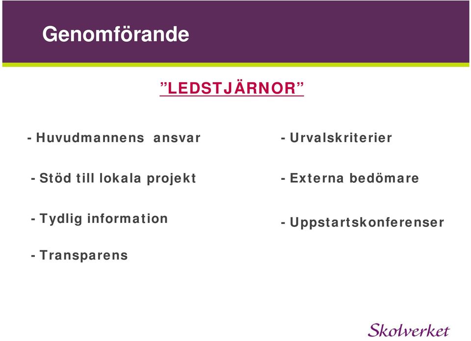 lokala projekt - Externa bedömare -