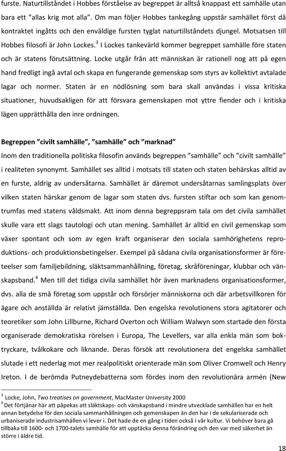 3 ILockestankevärldkommerbegreppetsamhälleförestaten och är statens förutsättning.