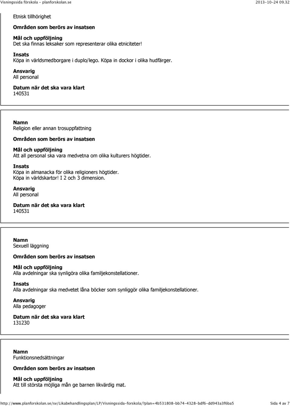 Köpa in världskartor! I 2 och 3 dimension. Sexuell läggning Alla avdelningar ska synligöra olika familjekonstellationer.