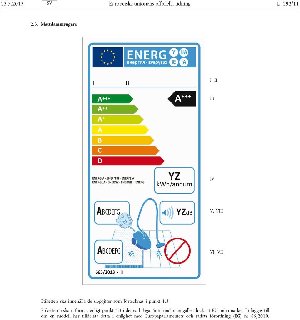 Som undantag gäller dock att EU-miljömärket får läggas till om en modell har tilldelats