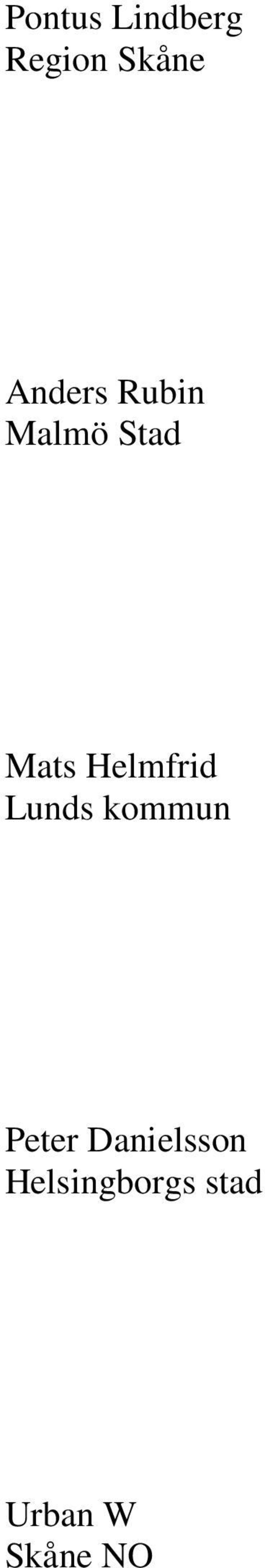 Helmfrid Lunds kommun Peter