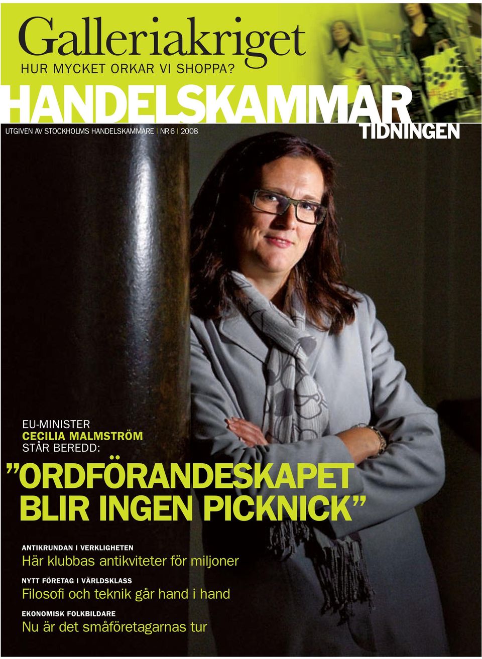 MALMSTRÖM STÅR BEREDD: ORDFÖRANDESKAPET BLIR INGEN PICKNICK ANTIKRUNDAN I VERKLIGHETEN Här