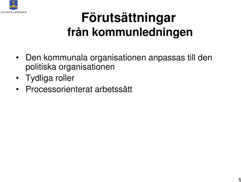 till den politiska organisationen