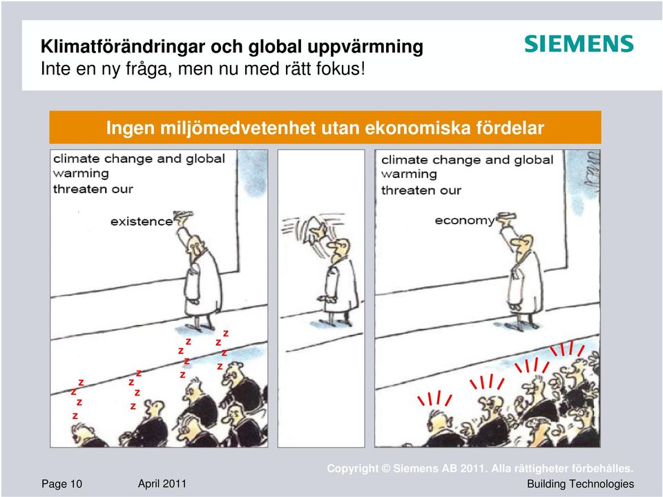 Ingen miljömedvetenhet utan ekonomiska