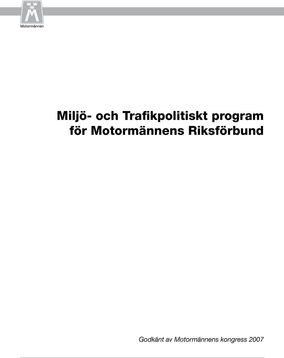 för Motormännens