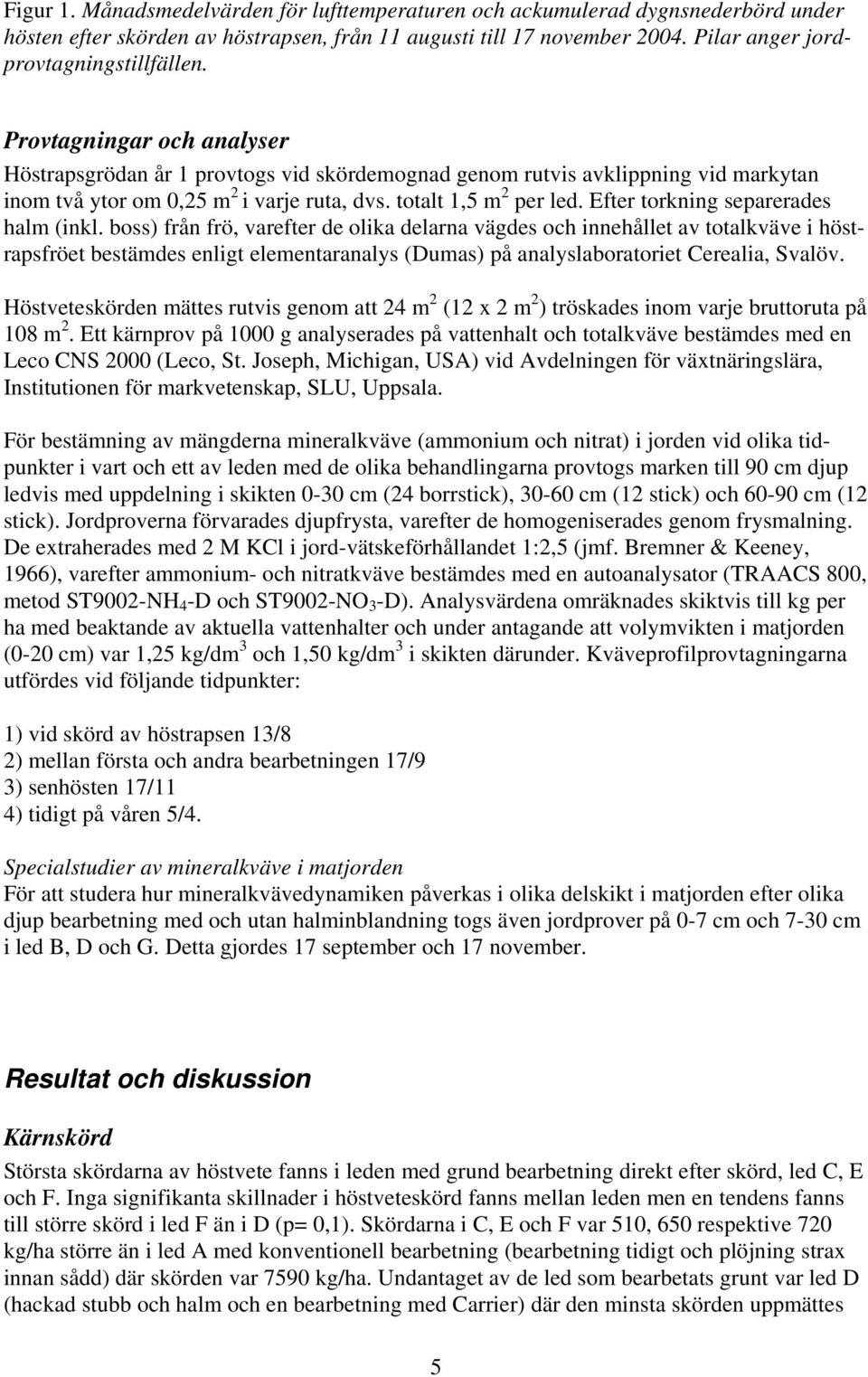 Efter torkning separerades halm (inkl.