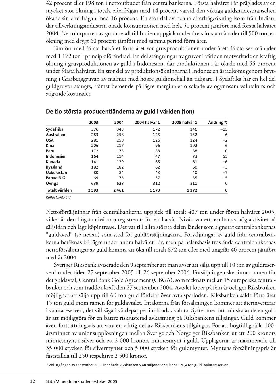 En stor del av denna efterfrågeökning kom från Indien, där tillverkningsindustrin ökade konsumtionen med hela 50 procent jämfört med första halvåret 2004.