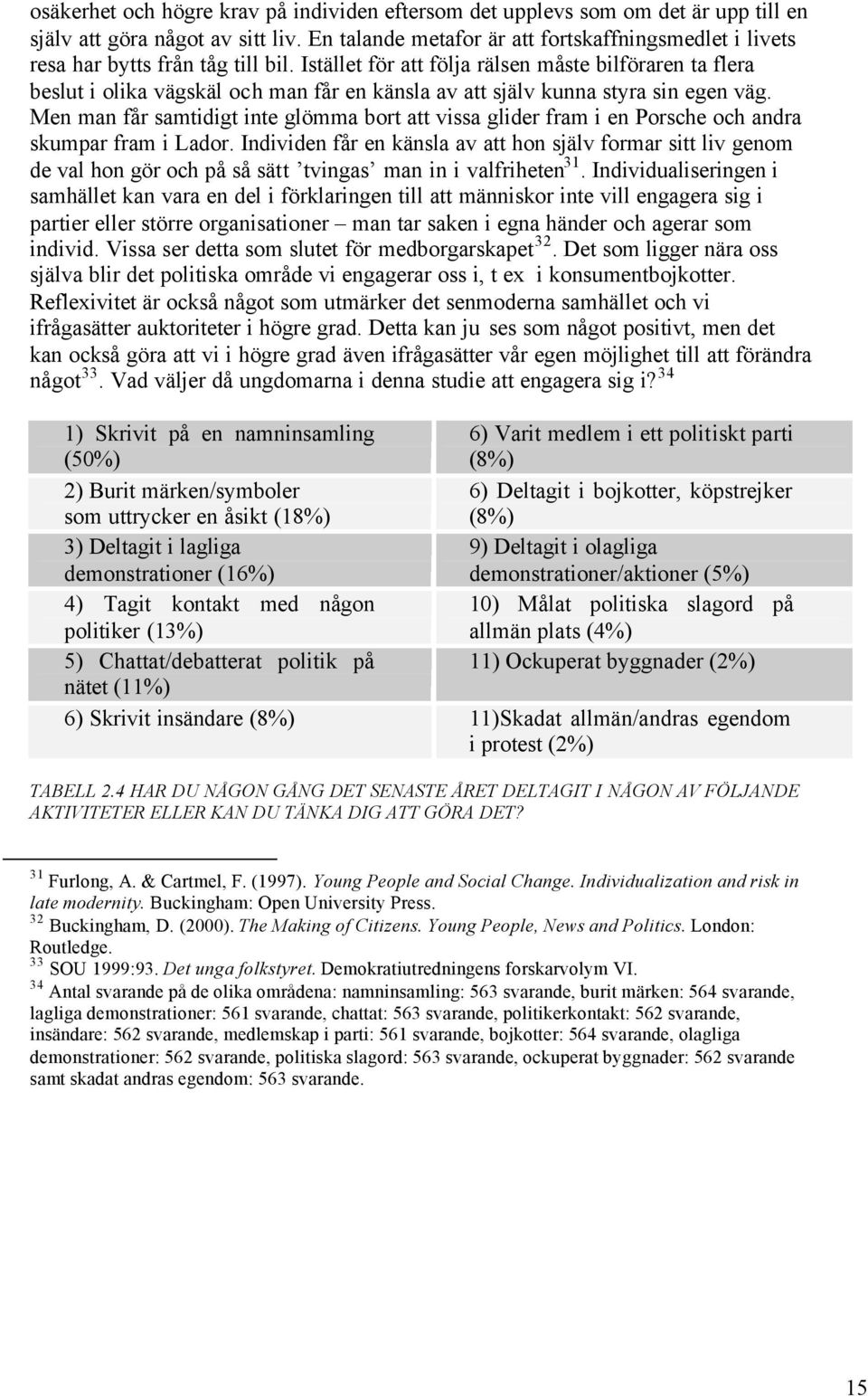 Istället för att följa rälsen måste bilföraren ta flera beslut i olika vägskäl och man får en känsla av att själv kunna styra sin egen väg.