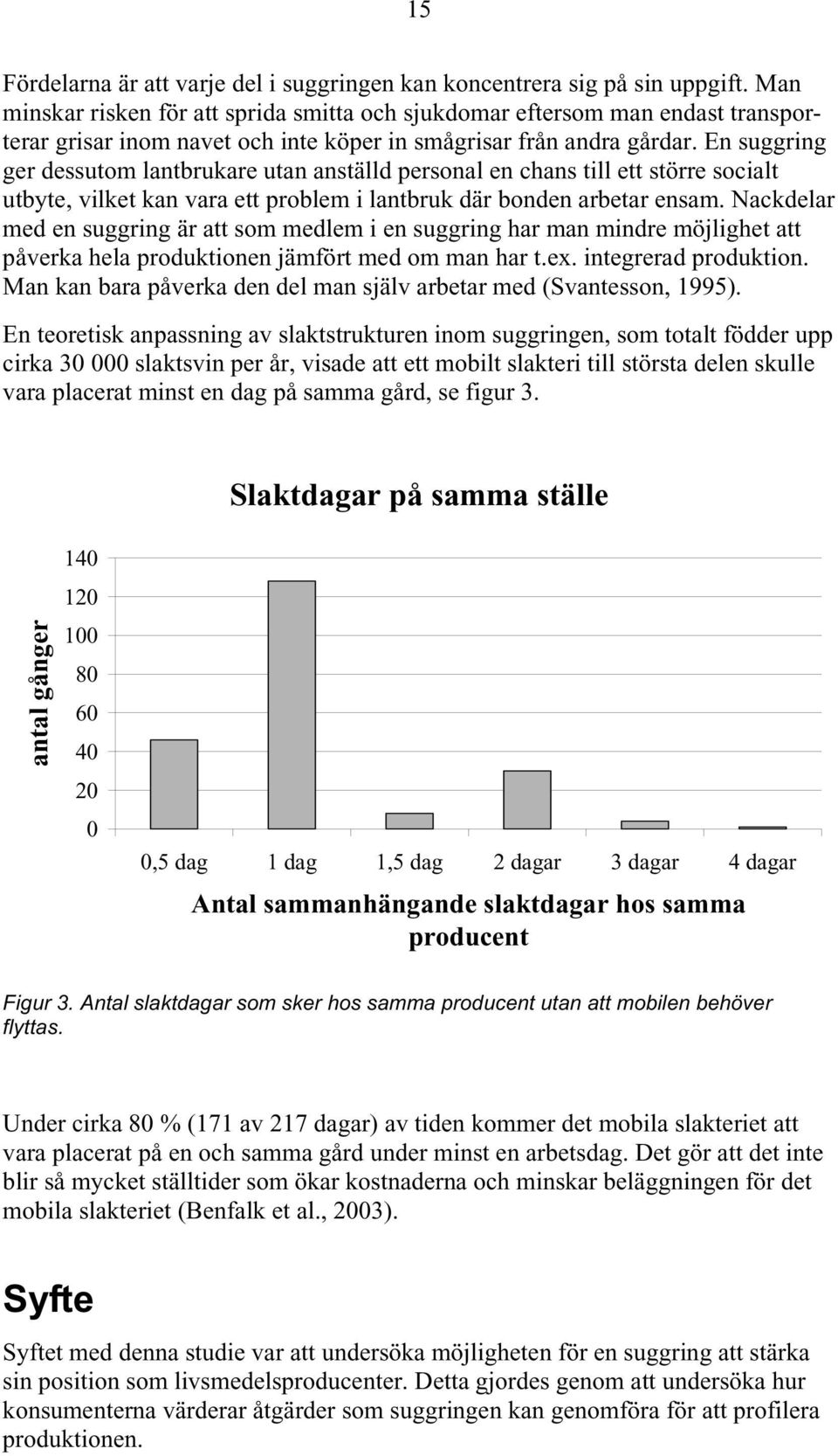 En suggring ger dessutom lantbrukare utan anställd personal en chans till ett större socialt utbyte, vilket kan vara ett problem i lantbruk där bonden arbetar ensam.