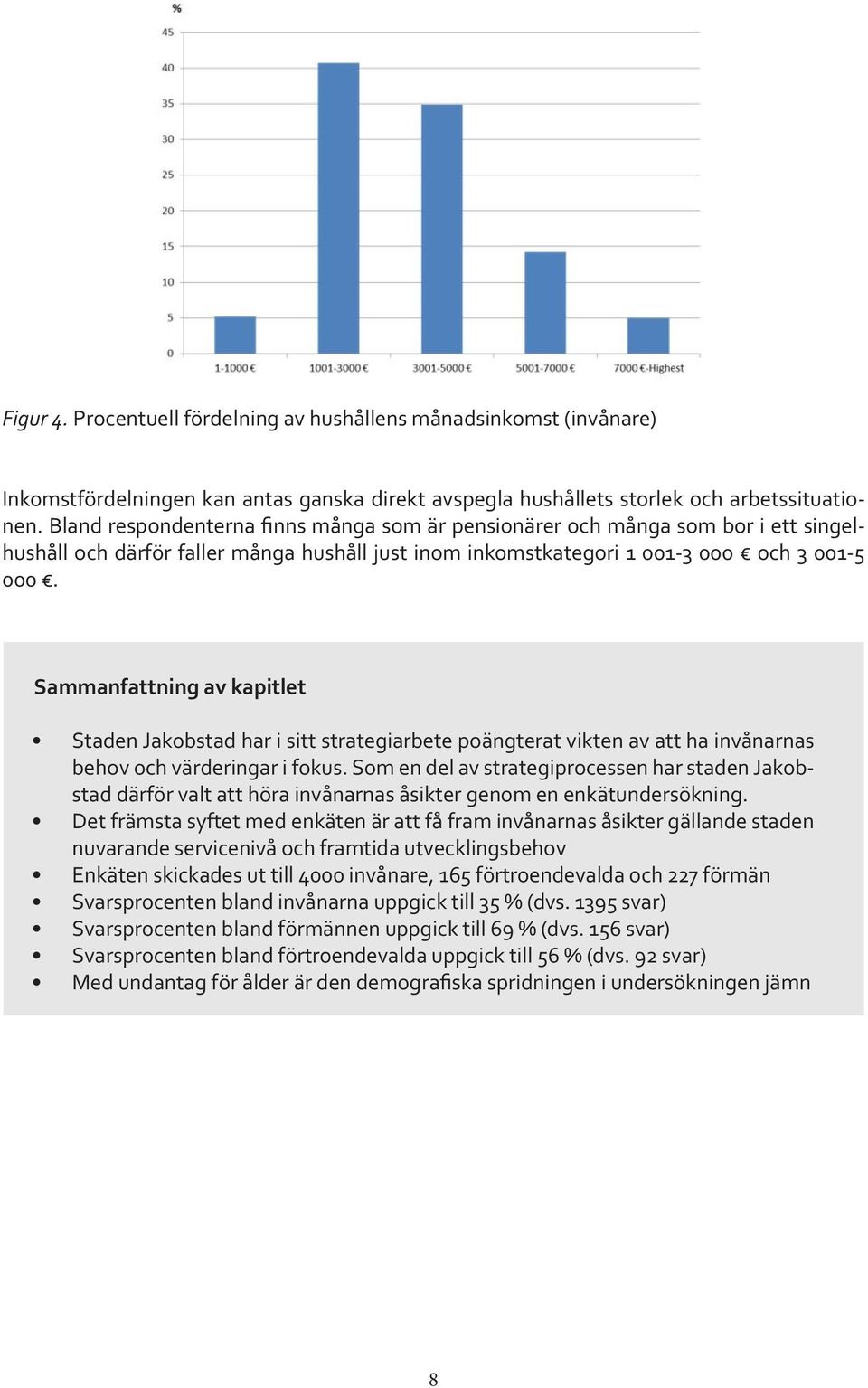 Sammanfattning av kapitlet Staden Jakobstad har i sitt strategiarbete poängterat vikten av att ha invånarnas behov och värderingar i fokus.