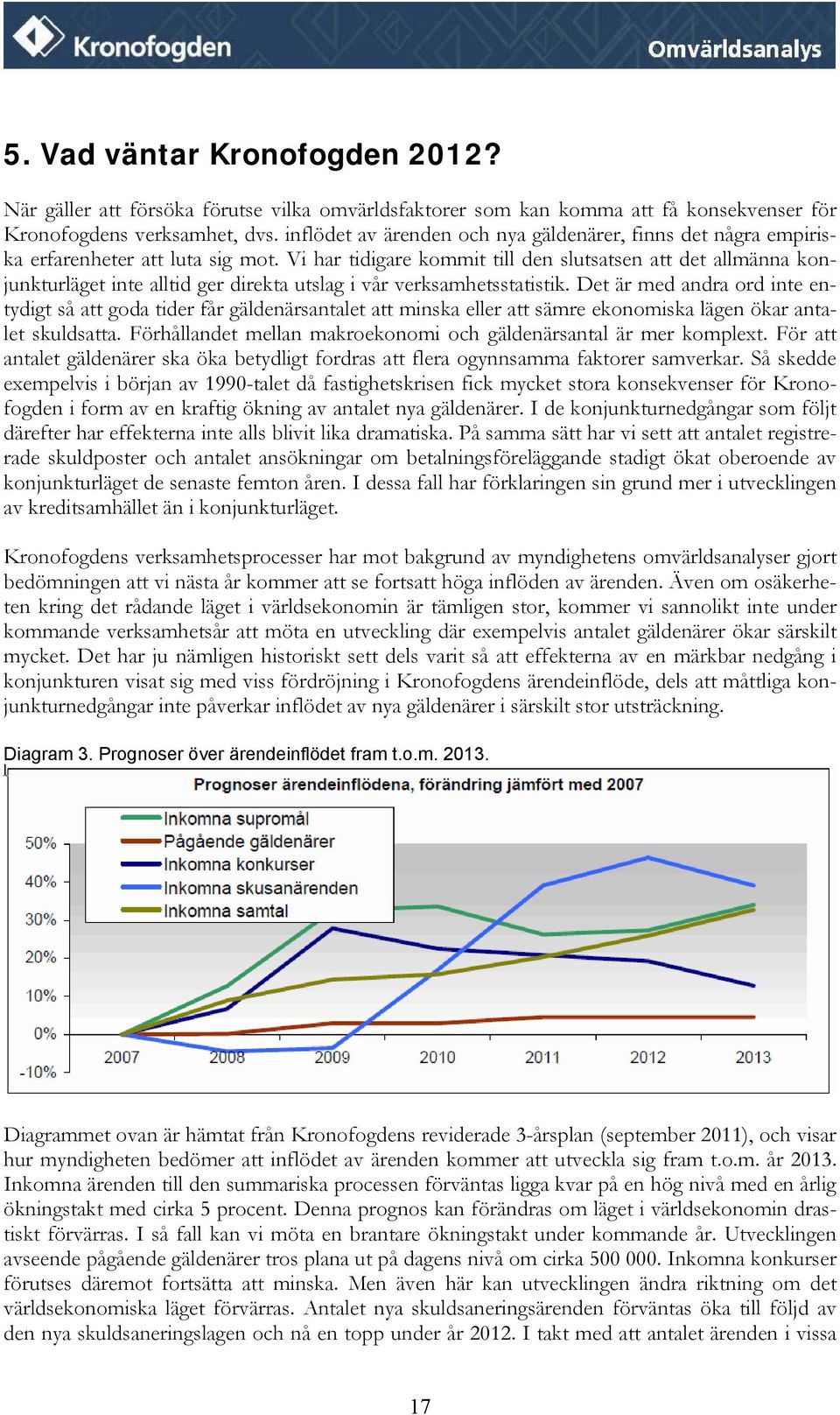 Vi har tidigare kommit till den slutsatsen att det allmänna konjunkturläget inte alltid ger direkta utslag i vår verksamhetsstatistik.