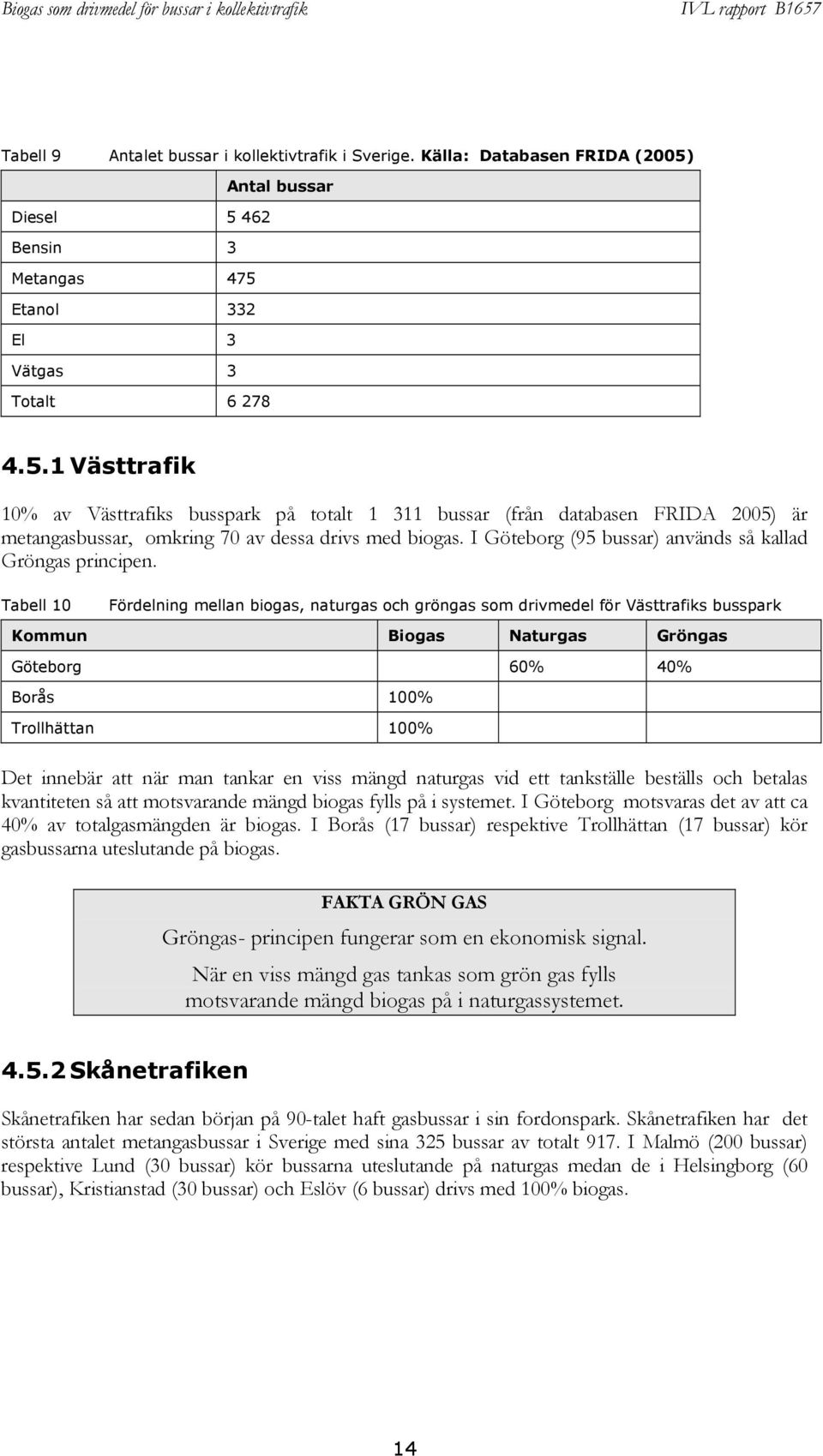 I Göteborg (95 bussar) används så kallad Gröngas principen.