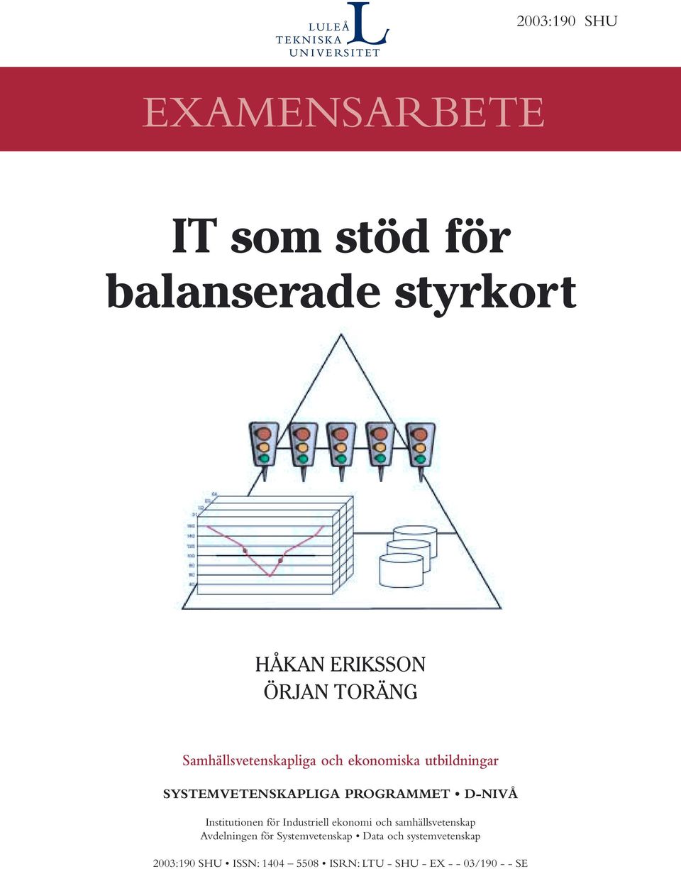 D-NIVÅ Institutionen för Industriell ekonomi och samhällsvetenskap Avdelningen för