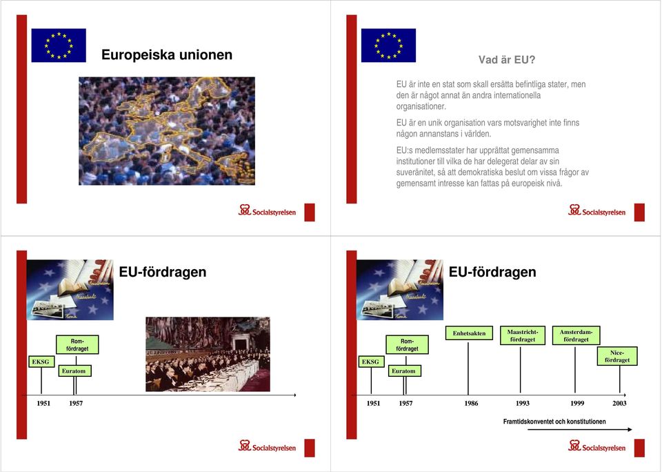 EU:s medlemsstater har upprättat gemensamma institutioner till vilka de har delegerat delar av sin suveränitet, så att demokratiska beslut om vissa frågor av