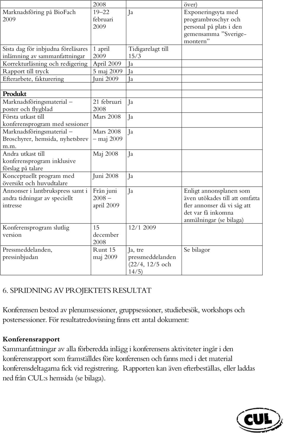 flygblad Första utkast till konferensprogram 