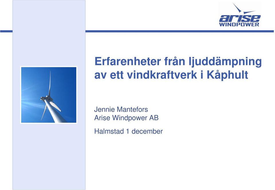 vindkraftverk i Kåphult