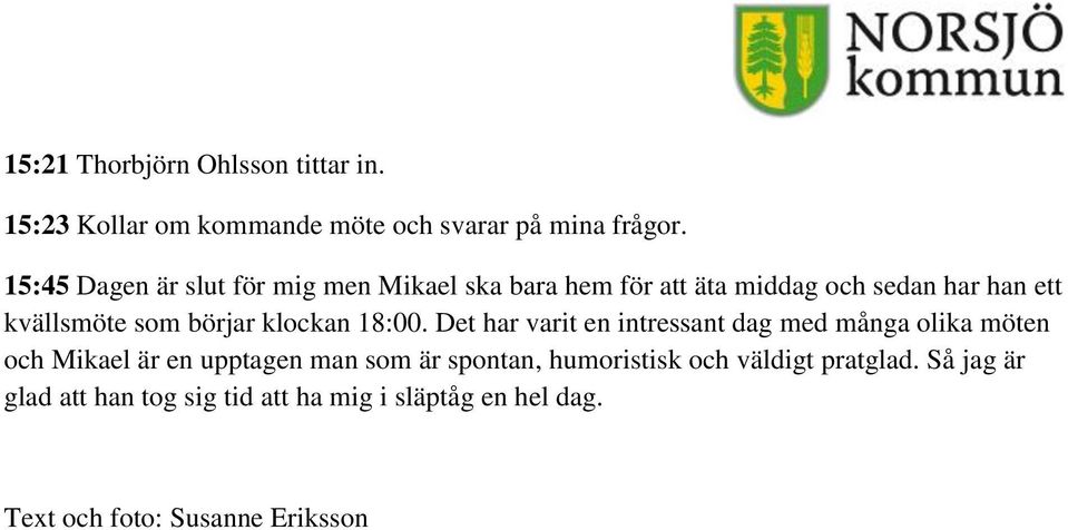 börjar klockan 18:00.