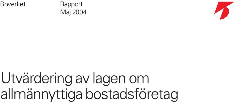 Utvärdering av