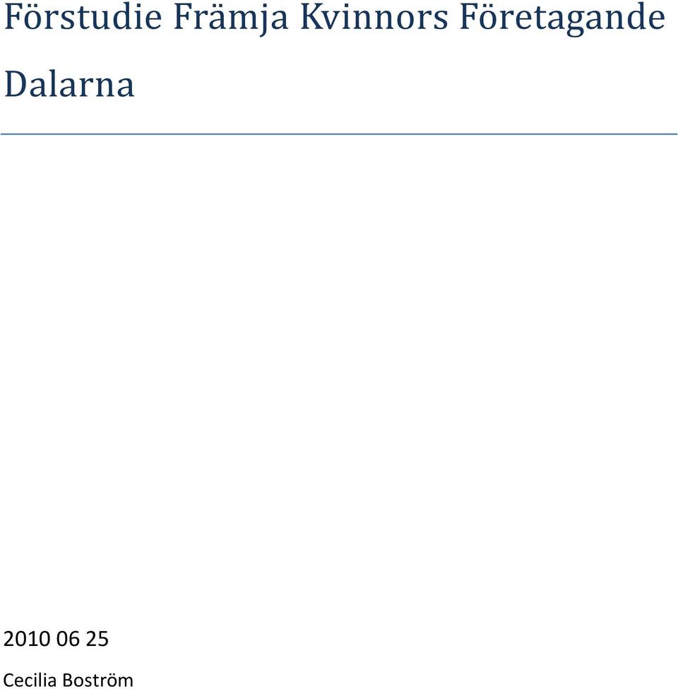 Företagande