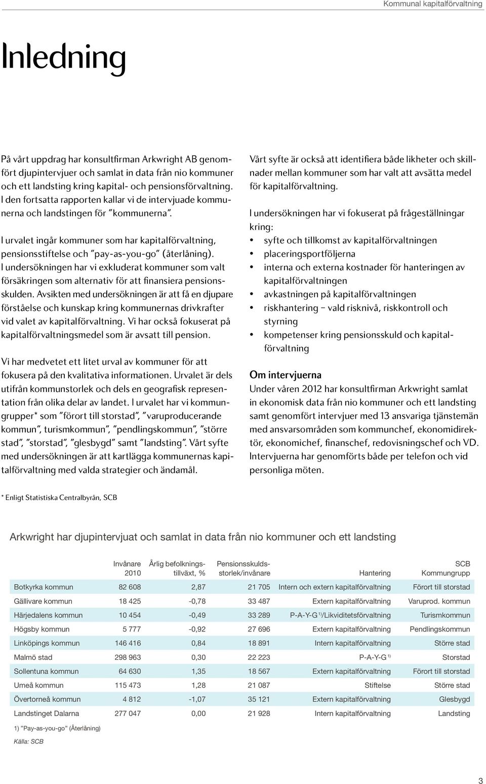 I undersökningen har vi exkluderat er som valt försäkringen som alternativ för att finansiera pensionsskulden.