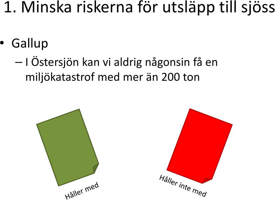 kan vi aldrig någonsin få en