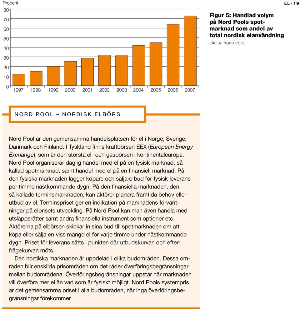 I Tyskland finns kraftbörsen EEX (European Energy Exchange), som är den största el- och gasbörsen i kontinentaleuropa.