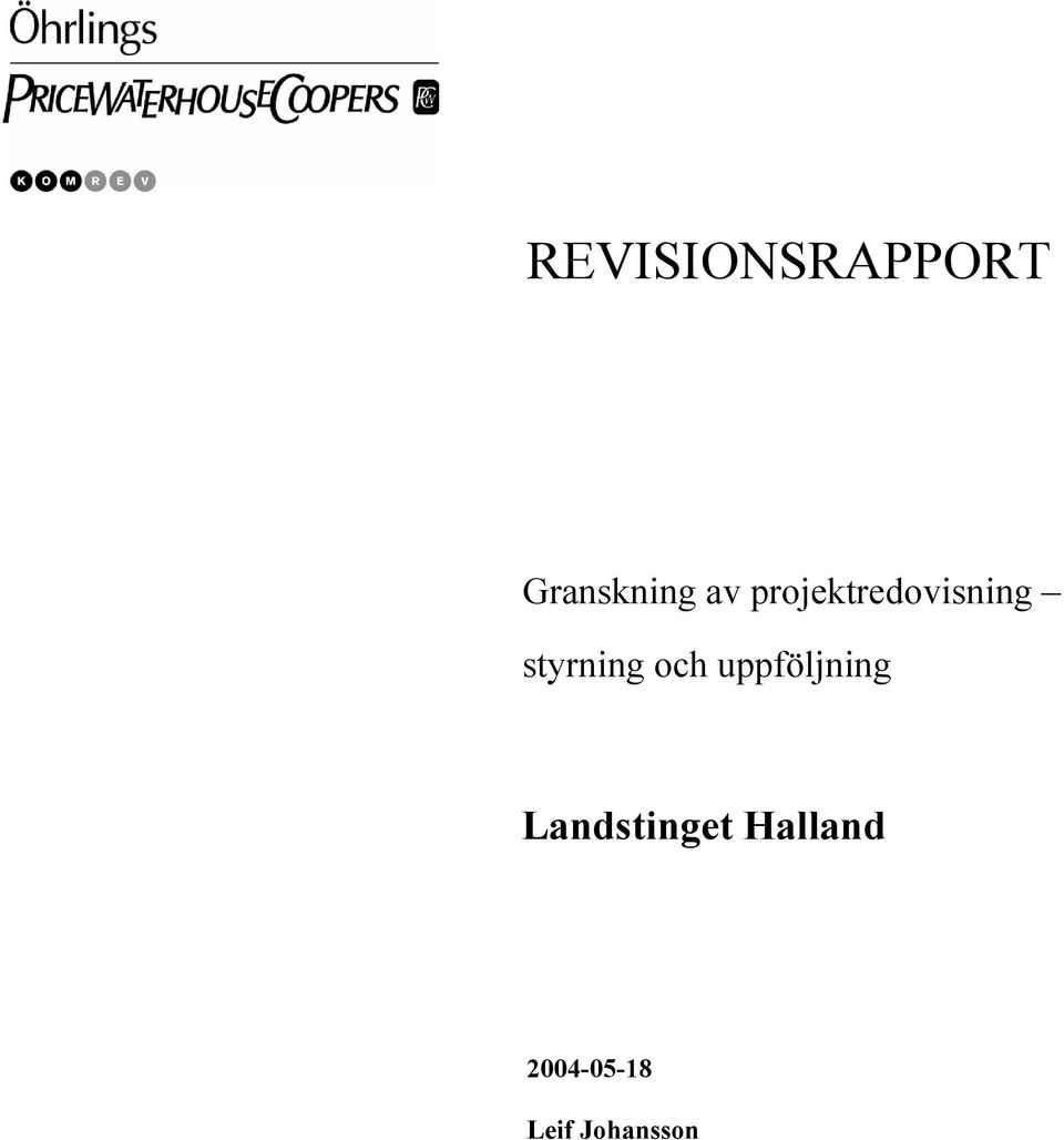 styrning och uppföljning