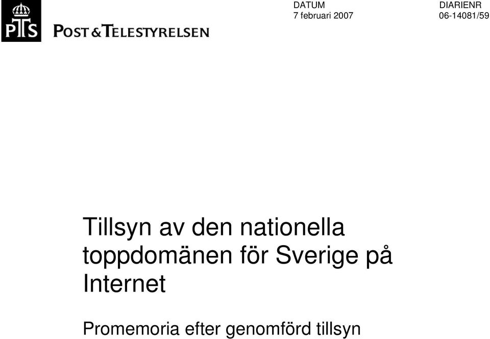 nationella toppdomänen för Sverige